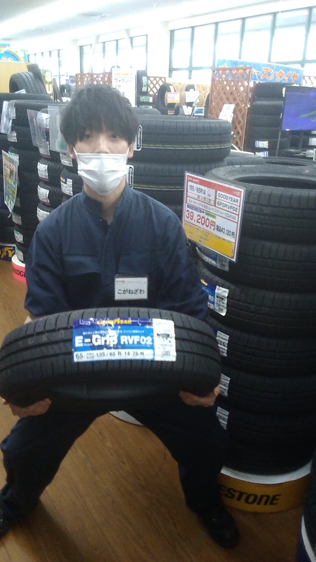 タントにおすすめ!!グッドイヤー RVF02 155/65R14|タイヤ市場 タントにおすすめ!!グッドイヤー RVF02 155/65R14|タイヤ市場